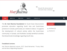 Tablet Screenshot of harisharma.org